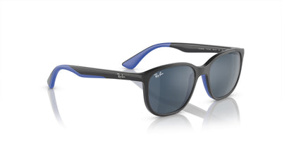 Ray-Ban Junior RJ9078S Grey On Blue/Dark Blue #colour_grey-on-blue-dark-blue