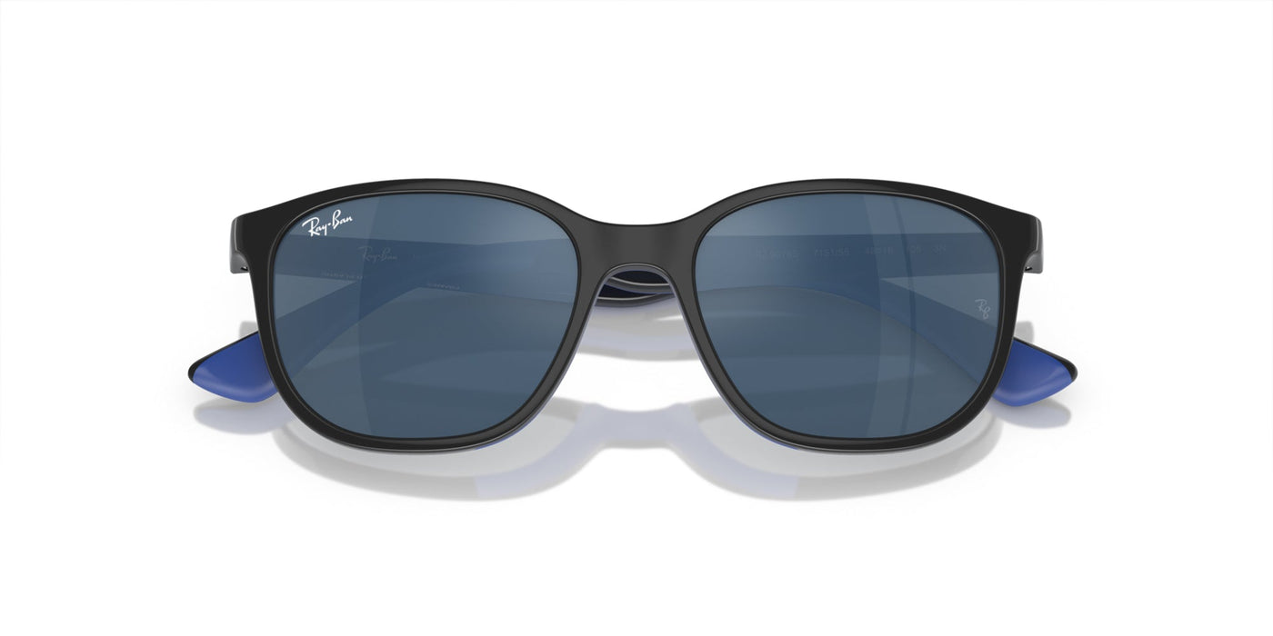 Ray-Ban Junior RJ9078S Grey On Blue/Dark Blue #colour_grey-on-blue-dark-blue