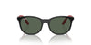 Ray-Ban Junior RJ9079S Black On Red/Dark Green #colour_black-on-red-dark-green