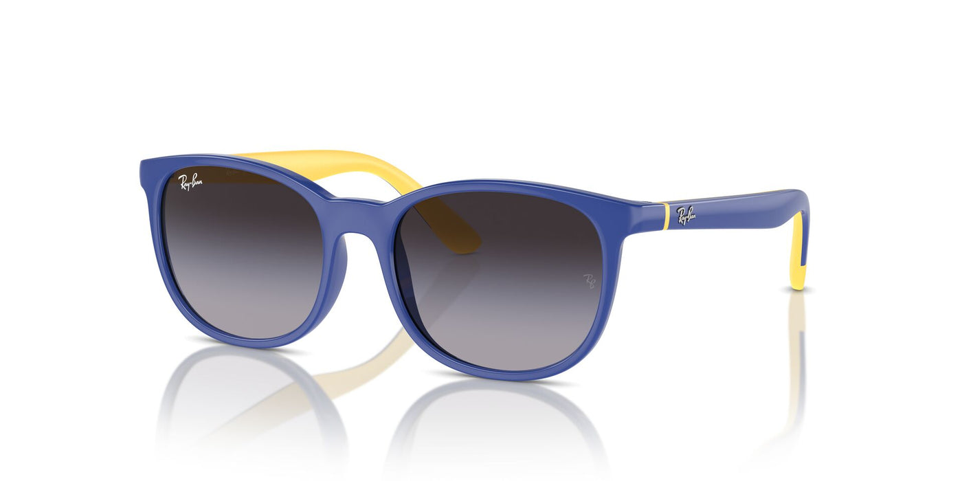 Ray-Ban Junior RJ9079S Light Blue On Yellow/Violet #colour_light-blue-on-yellow-violet