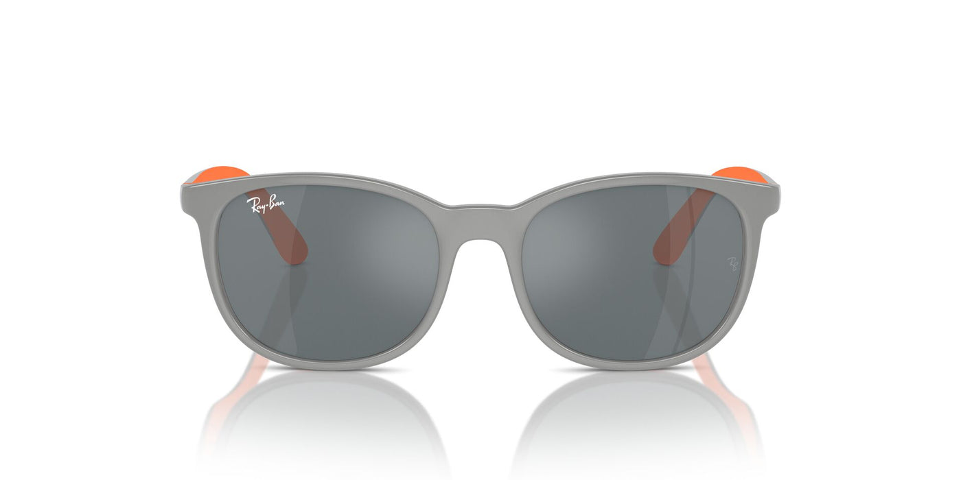 Ray-Ban Junior RJ9079S Grey On Orange/Grey-Black #colour_grey-on-orange-grey-black