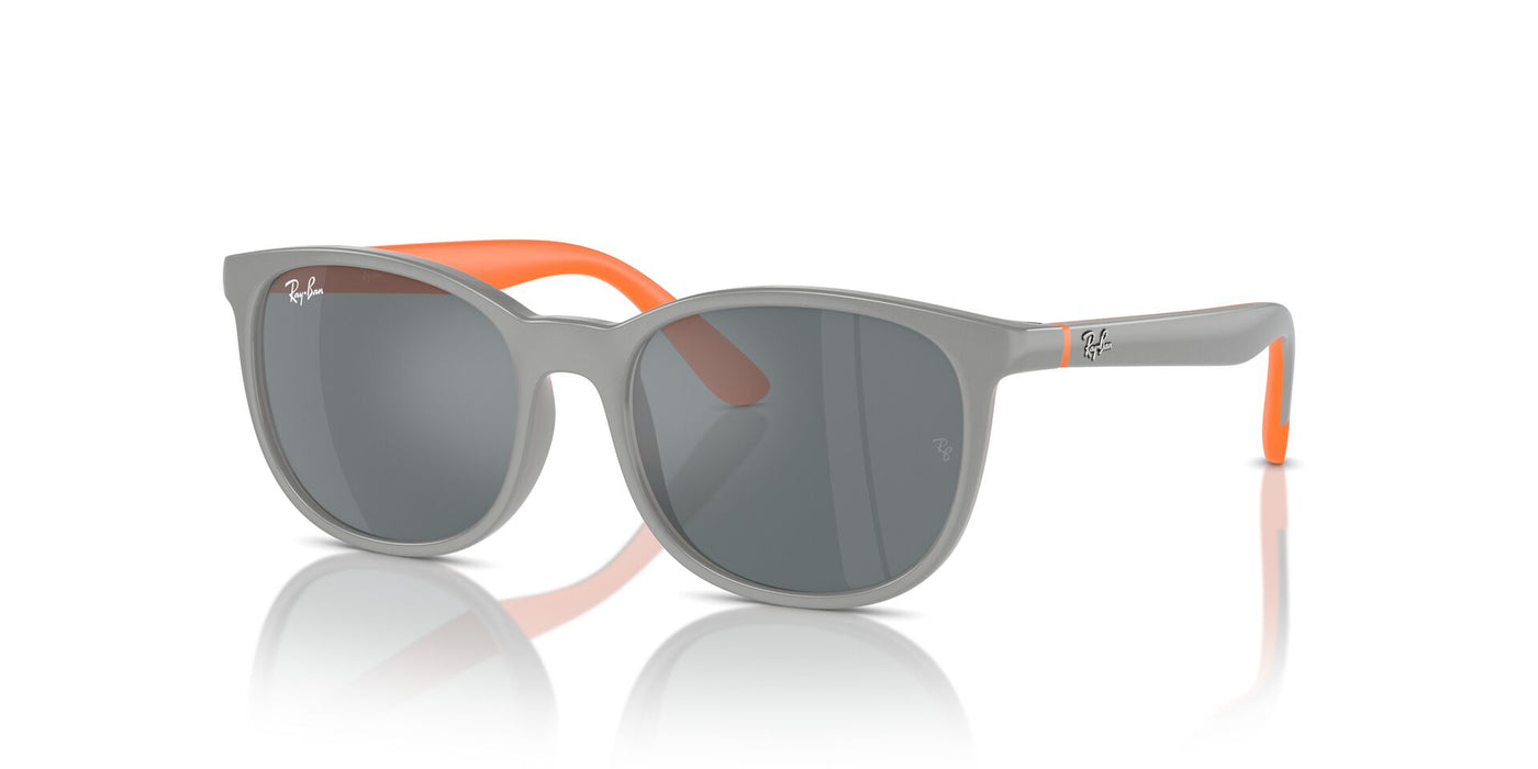 Ray-Ban Junior RJ9079S Grey On Orange/Grey-Black #colour_grey-on-orange-grey-black