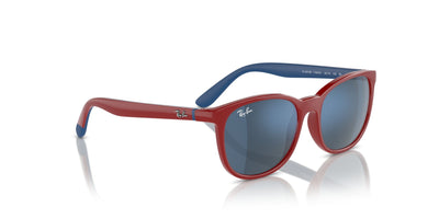 Ray-Ban Junior RJ9079S Red On Blue/Dark Blue #colour_red-on-blue-dark-blue