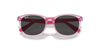 Ray-Ban Junior RJ9079S Transparent Pink/Dark Grey #colour_transparent-pink-dark-grey