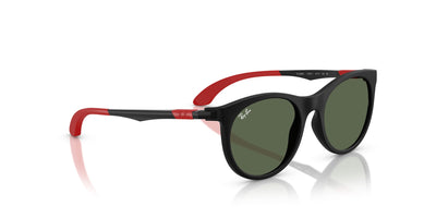 Ray-Ban Kids RJ9082S Matte Black/Dark Green #colour_matte-black-dark-green
