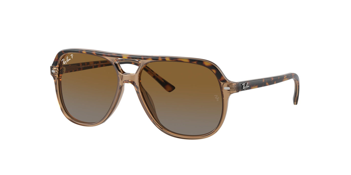 Ray-Ban Junior Bill RJ9096S Havana On Transparent Brown/Brown-Grey Polarised #colour_havana-on-transparent-brown-brown-grey-polarised