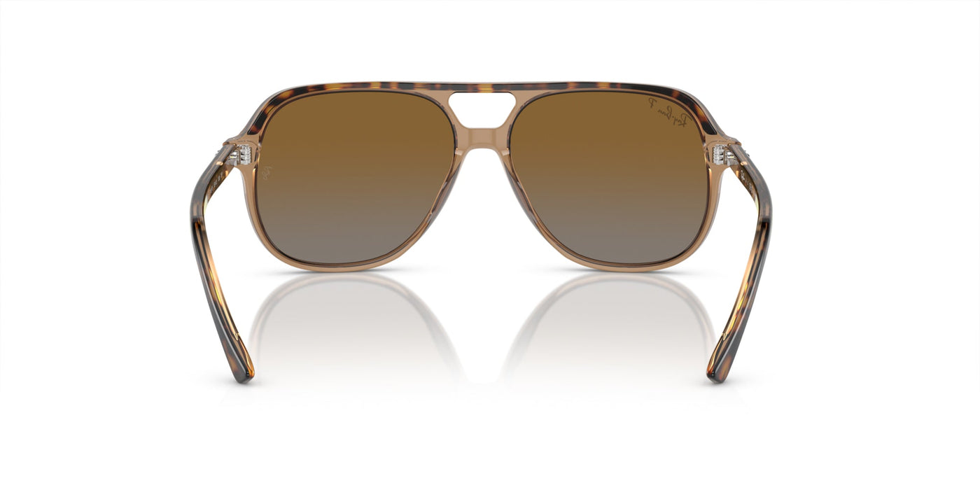 Ray-Ban Junior Bill RJ9096S Havana On Transparent Brown/Brown-Grey Polarised #colour_havana-on-transparent-brown-brown-grey-polarised