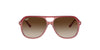 Ray-Ban Junior Bill RJ9096S Top Red-Orange-Light Purple/Brown #colour_top-red-orange-light-purple-brown