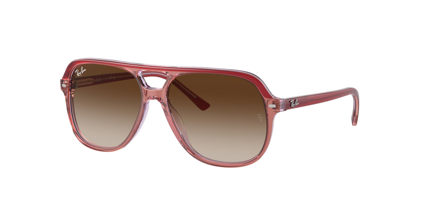 Ray-Ban Junior Bill RJ9096S Top Red-Orange-Light Purple/Brown #colour_top-red-orange-light-purple-brown