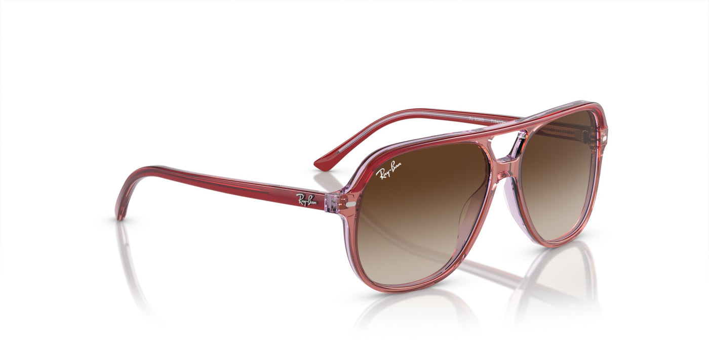 Ray-Ban Junior Bill RJ9096S Top Red-Orange-Light Purple/Brown #colour_top-red-orange-light-purple-brown