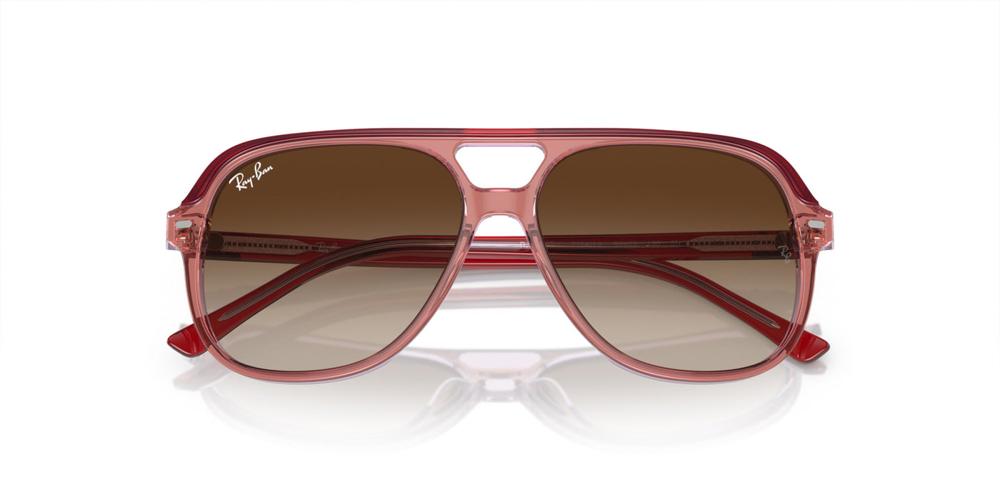 Ray-Ban Junior Bill RJ9096S Top Red-Orange-Light Purple/Brown #colour_top-red-orange-light-purple-brown