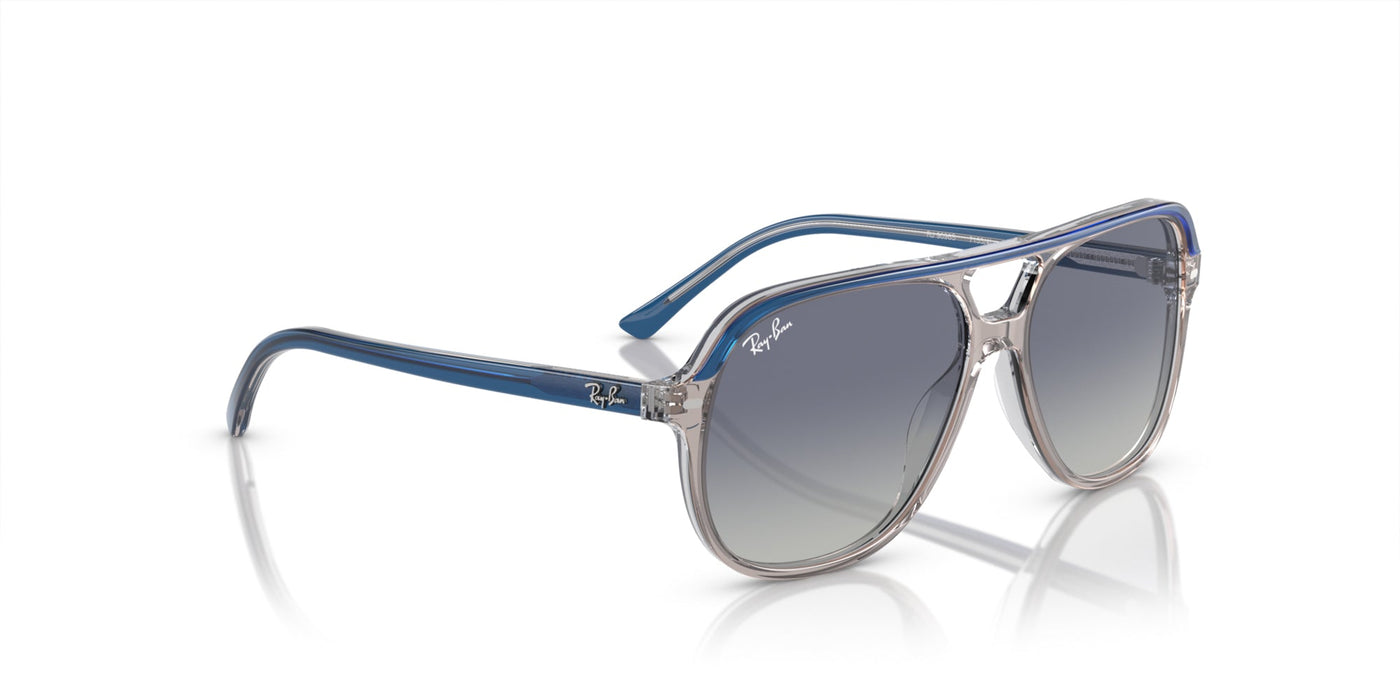 Ray-Ban Junior Bill RJ9096S Top Dark Blue-Brown-Light Grey/Grey-Blue #colour_top-dark-blue-brown-light-grey-grey-blue