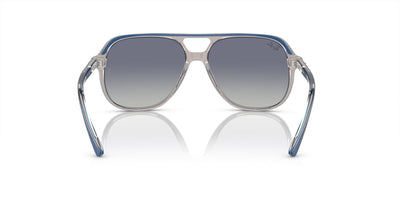 Ray-Ban Junior Bill RJ9096S Top Dark Blue-Brown-Light Grey/Grey-Blue #colour_top-dark-blue-brown-light-grey-grey-blue