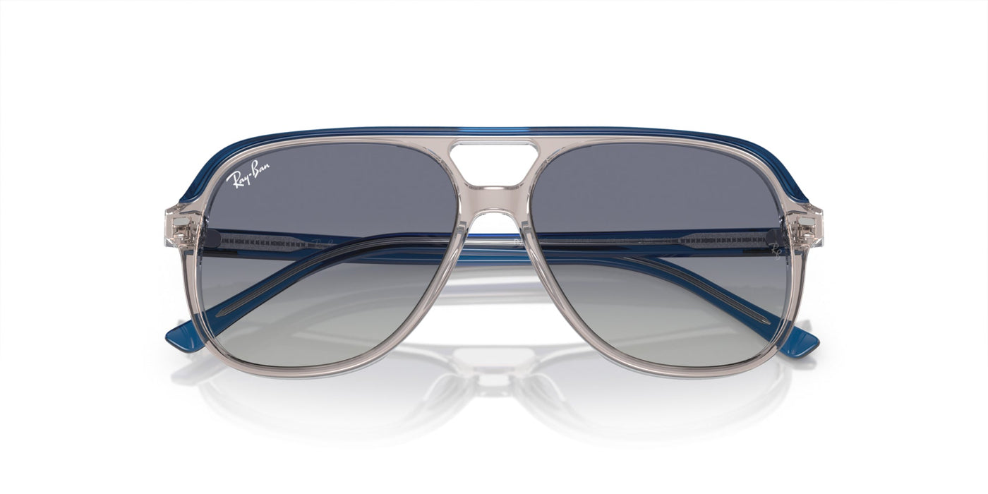 Ray-Ban Junior Bill RJ9096S Top Dark Blue-Brown-Light Grey/Grey-Blue #colour_top-dark-blue-brown-light-grey-grey-blue