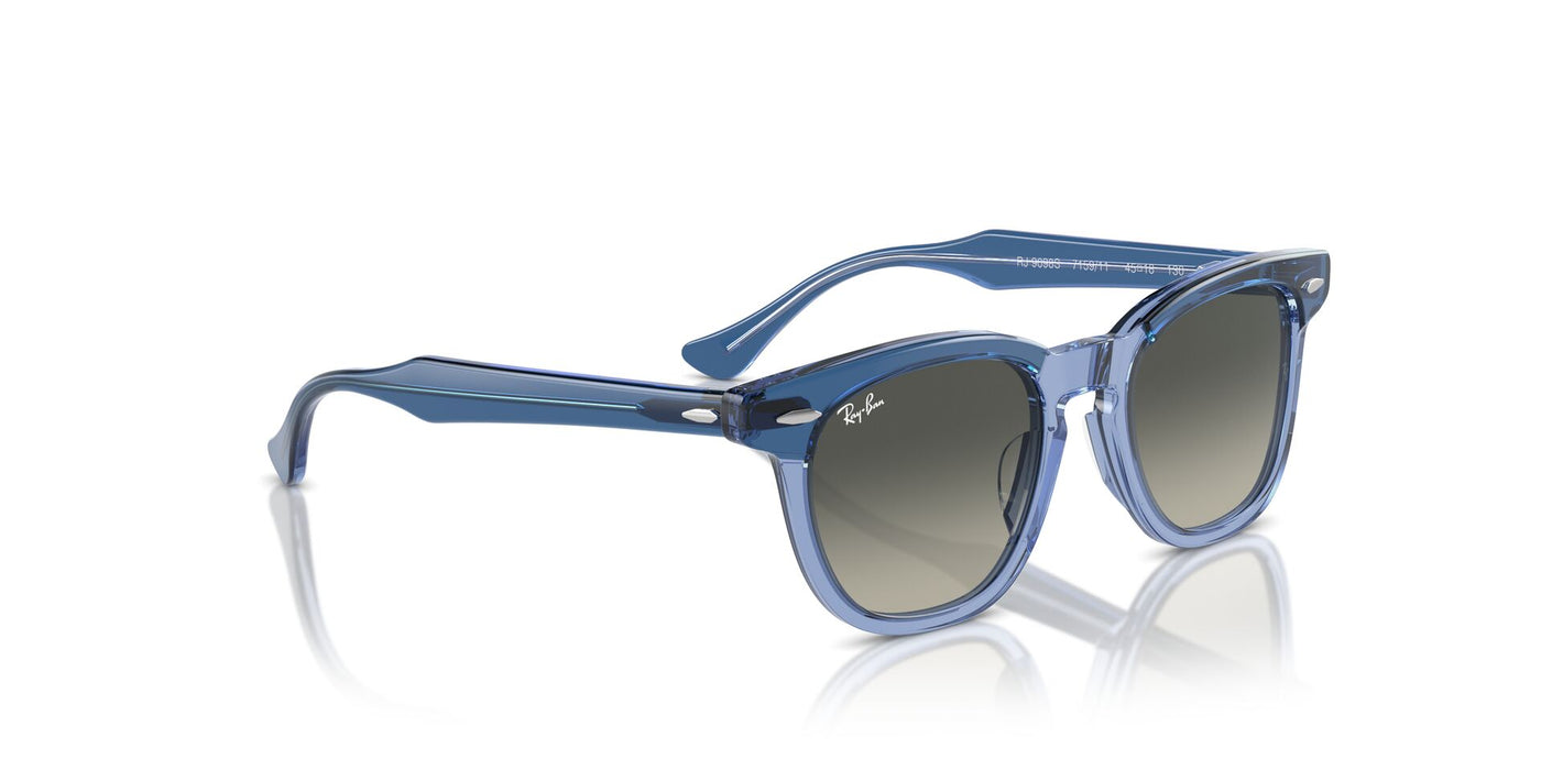 Ray-Ban Junior RJ9098S Top Violet Transparent Violet/Grey #colour_top-violet-transparent-violet-grey