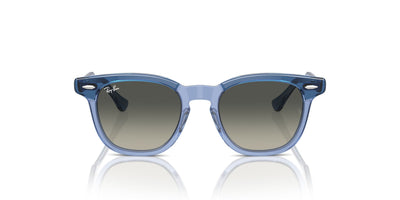 Ray-Ban Junior RJ9098S Top Violet Transparent Violet/Grey #colour_top-violet-transparent-violet-grey