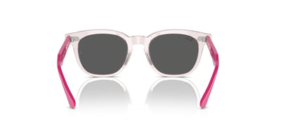 Ray-Ban Junior RJ9098S Transparent Pink/Dark Grey #colour_transparent-pink-dark-grey