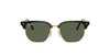 Ray-Ban Junior New Clubmaster RJ9116S Black On Gold/Dark Green #colour_black-on-gold-dark-green