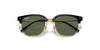 Ray-Ban Junior New Clubmaster RJ9116S Black On Gold/Dark Green #colour_black-on-gold-dark-green