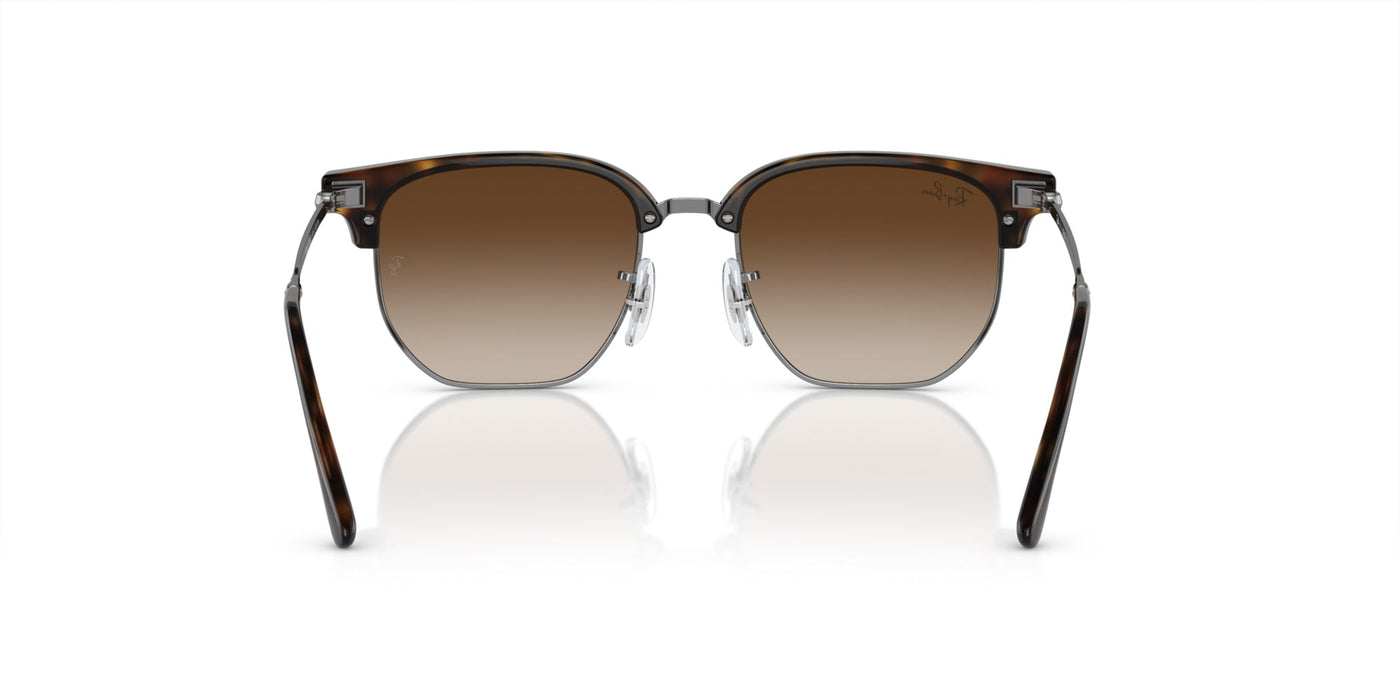 Ray-Ban Junior New Clubmaster RJ9116S Havana On Gunmetal/Brown #colour_havana-on-gunmetal-brown