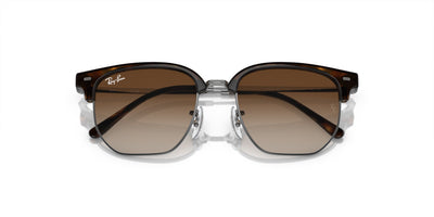 Ray-Ban Junior New Clubmaster RJ9116S Havana On Gunmetal/Brown #colour_havana-on-gunmetal-brown