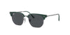 Ray-Ban Junior New Clubmaster RJ9116S Opal Green On Gunmetal/Dark Grey #colour_opal-green-on-gunmetal-dark-grey