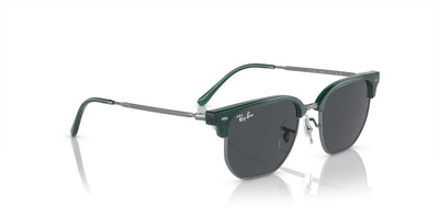 Ray-Ban Junior New Clubmaster RJ9116S Opal Green On Gunmetal/Dark Grey #colour_opal-green-on-gunmetal-dark-grey