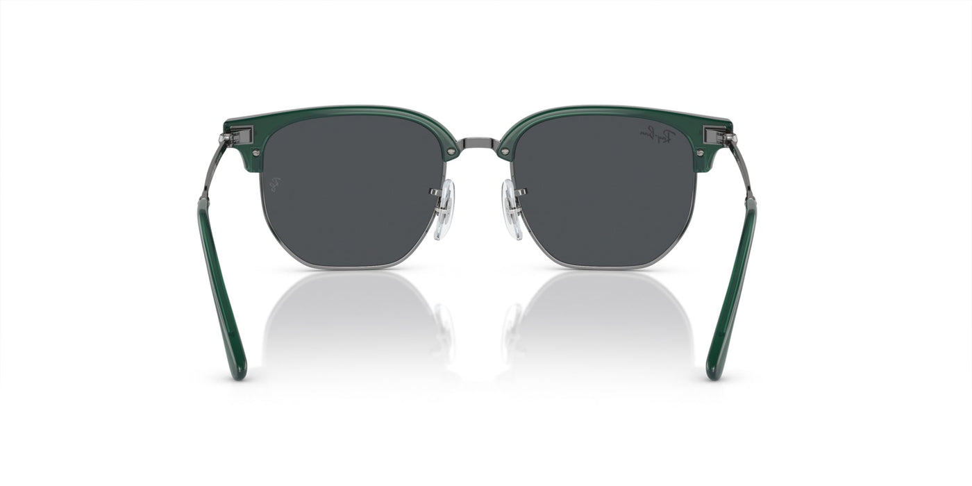 Ray-Ban Junior New Clubmaster RJ9116S Opal Green On Gunmetal/Dark Grey #colour_opal-green-on-gunmetal-dark-grey