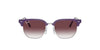 Ray-Ban Junior New Clubmaster RJ9116S Opal Violet On Silver/Grey/Violet #colour_opal-violet-on-silver-grey-violet