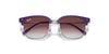 Ray-Ban Junior New Clubmaster RJ9116S Opal Violet On Silver/Grey/Violet #colour_opal-violet-on-silver-grey-violet