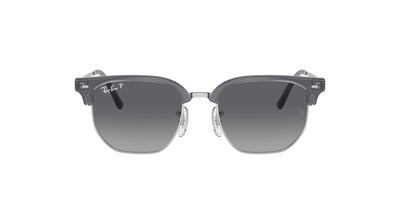 Ray-Ban Junior New Clubmaster RJ9116S Opal Blue On Silver/Grey Polarised #colour_opal-blue-on-silver-grey-polarised