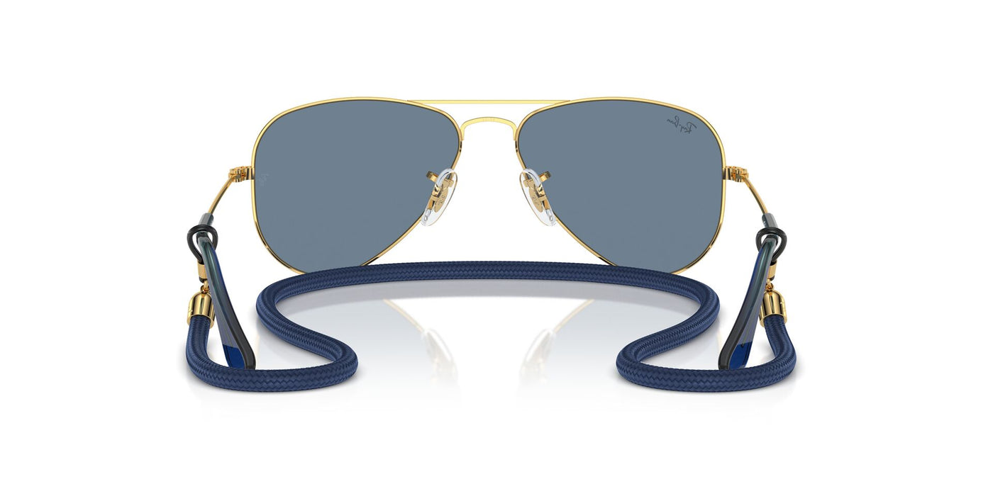 Ray-Ban Junior RJ9506S Gold/Light Blue Mirror #colour_gold-light-blue-mirror