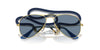 Ray-Ban Junior RJ9506S Gold/Light Blue Mirror #colour_gold-light-blue-mirror