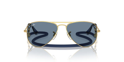 Ray-Ban Junior RJ9506S Gold/Light Blue Mirror #colour_gold-light-blue-mirror