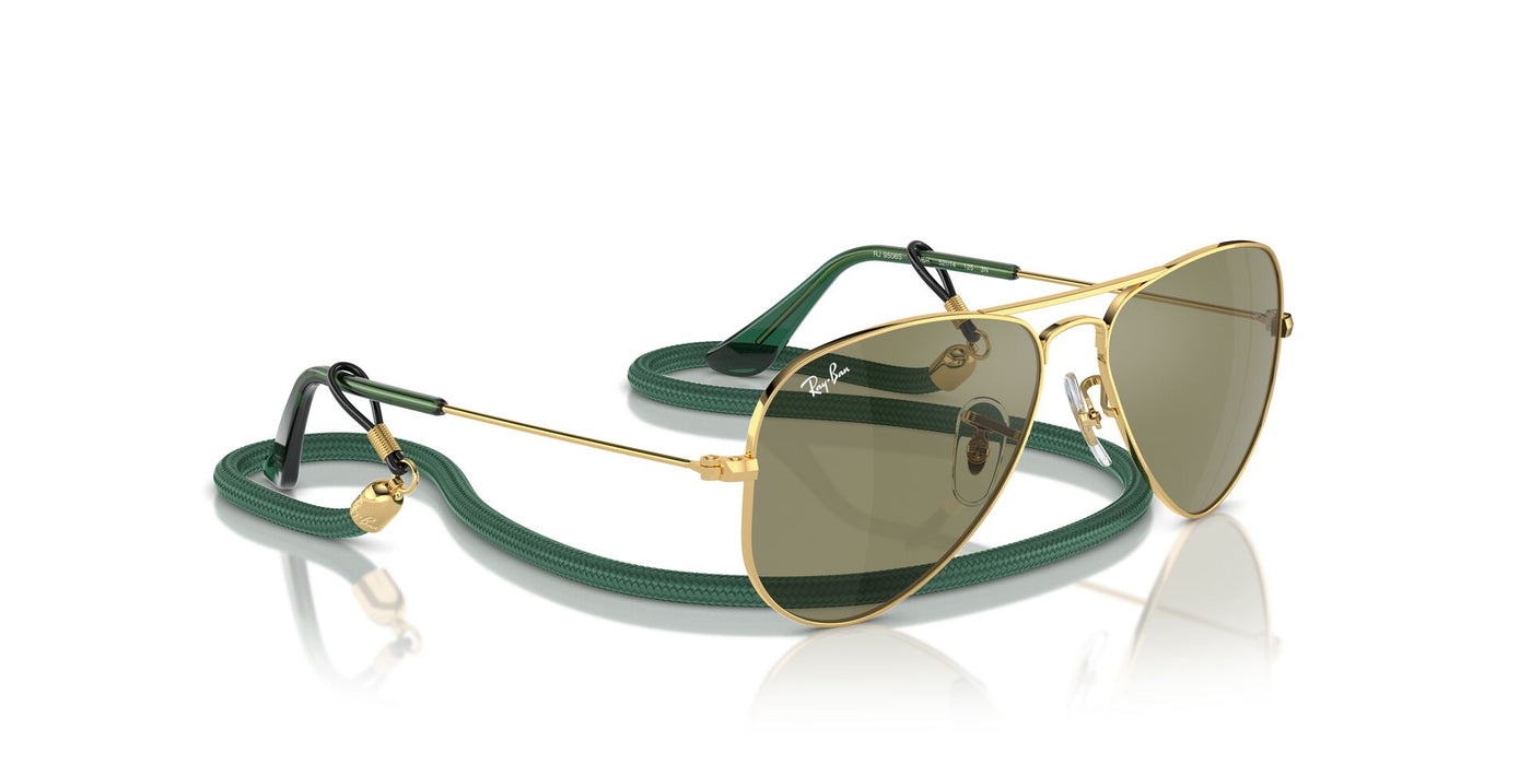 Ray-Ban Junior RJ9506S Gold/Green Mirror #colour_gold-green-mirror