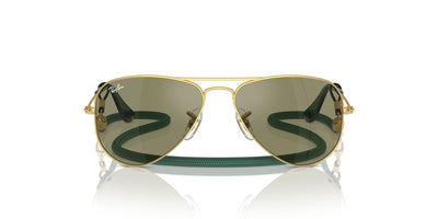 Ray-Ban Junior RJ9506S Gold/Green Mirror #colour_gold-green-mirror