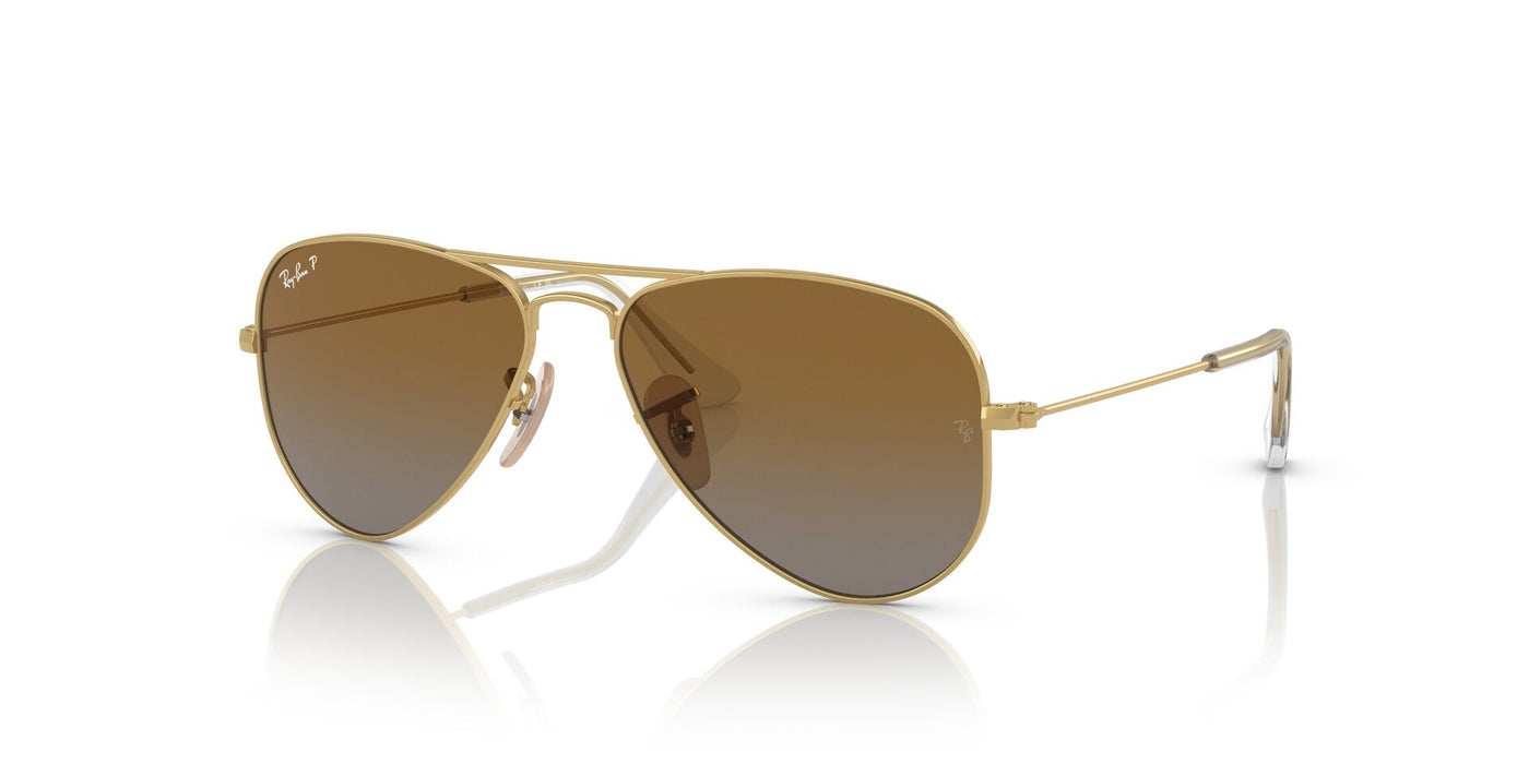 Ray-Ban Junior RJ9506S Gold/Brown Polarised #colour_gold-brown-polarised