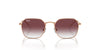 Ray-Ban Junior RJ9594S Rose Gold/Clear-Dark Violet #colour_rose-gold-clear-dark-violet