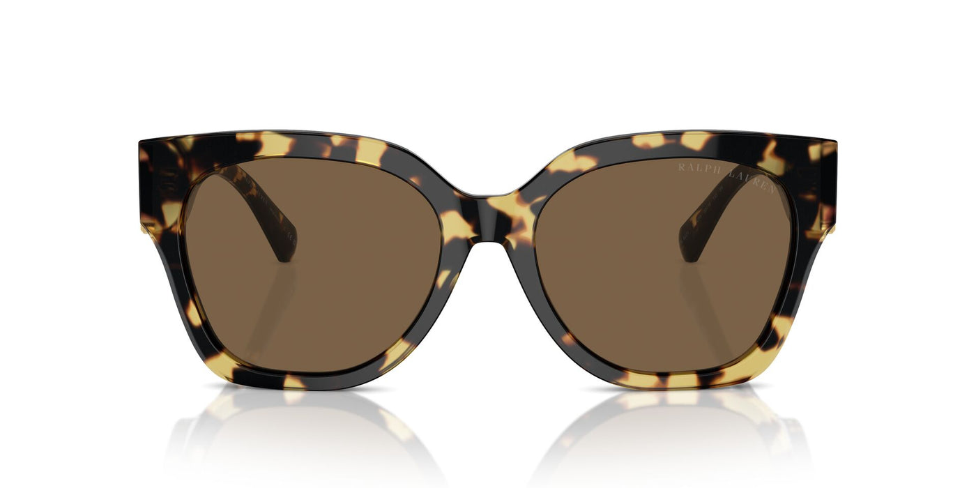 Ralph Lauren The Overszed Ricky RL8221 Spotty Havana/Brown #colour_spotty-havana-brown