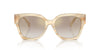 Ralph Lauren The Overszed Ricky RL8221 Oystershell Cream/Brown Gold Gradient Mirror #colour_oystershell-cream-brown-gold-gradient-mirror
