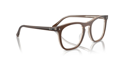 Ray-Ban RB2210V Brown On Transparent Light Brown #colour_brown-on-transparent-light-brown