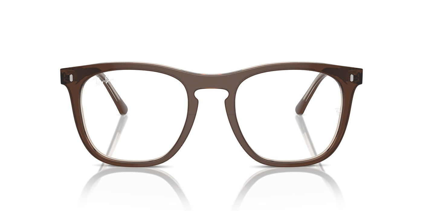 Ray-Ban RB2210V Brown On Transparent Light Brown #colour_brown-on-transparent-light-brown