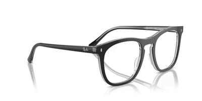 Ray-Ban RB2210V Dark Grey On Transparent Light Grey #colour_dark-grey-on-transparent-light-grey