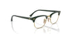 Ray-Ban Clubmaster RB5154 Green On Gold #colour_green-on-gold