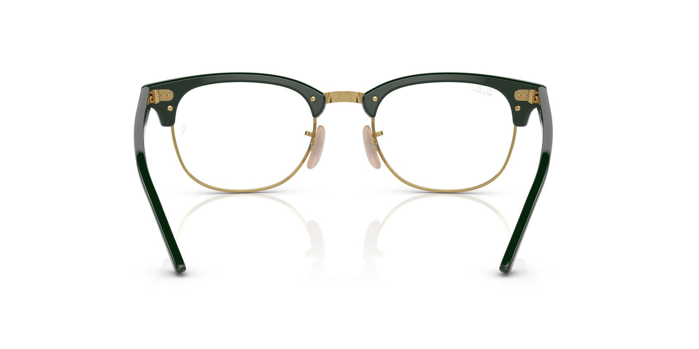 Ray-Ban Clubmaster RB5154 Green On Gold #colour_green-on-gold