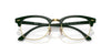 Ray-Ban Clubmaster RB5154 Green On Gold #colour_green-on-gold