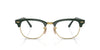 Ray-Ban Clubmaster RB5154 Green On Gold #colour_green-on-gold