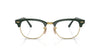 Ray-Ban Clubmaster RB5154 Green On Gold #colour_green-on-gold