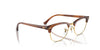 Ray-Ban Clubmaster RB5154 Striped Brown #colour_striped-brown