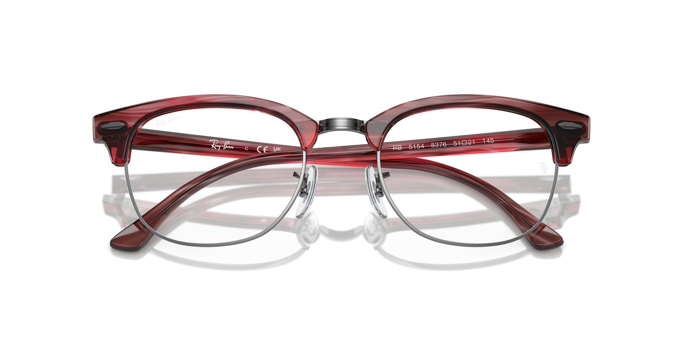 Ray-Ban Clubmaster RB5154 Striped Red #colour_striped-red